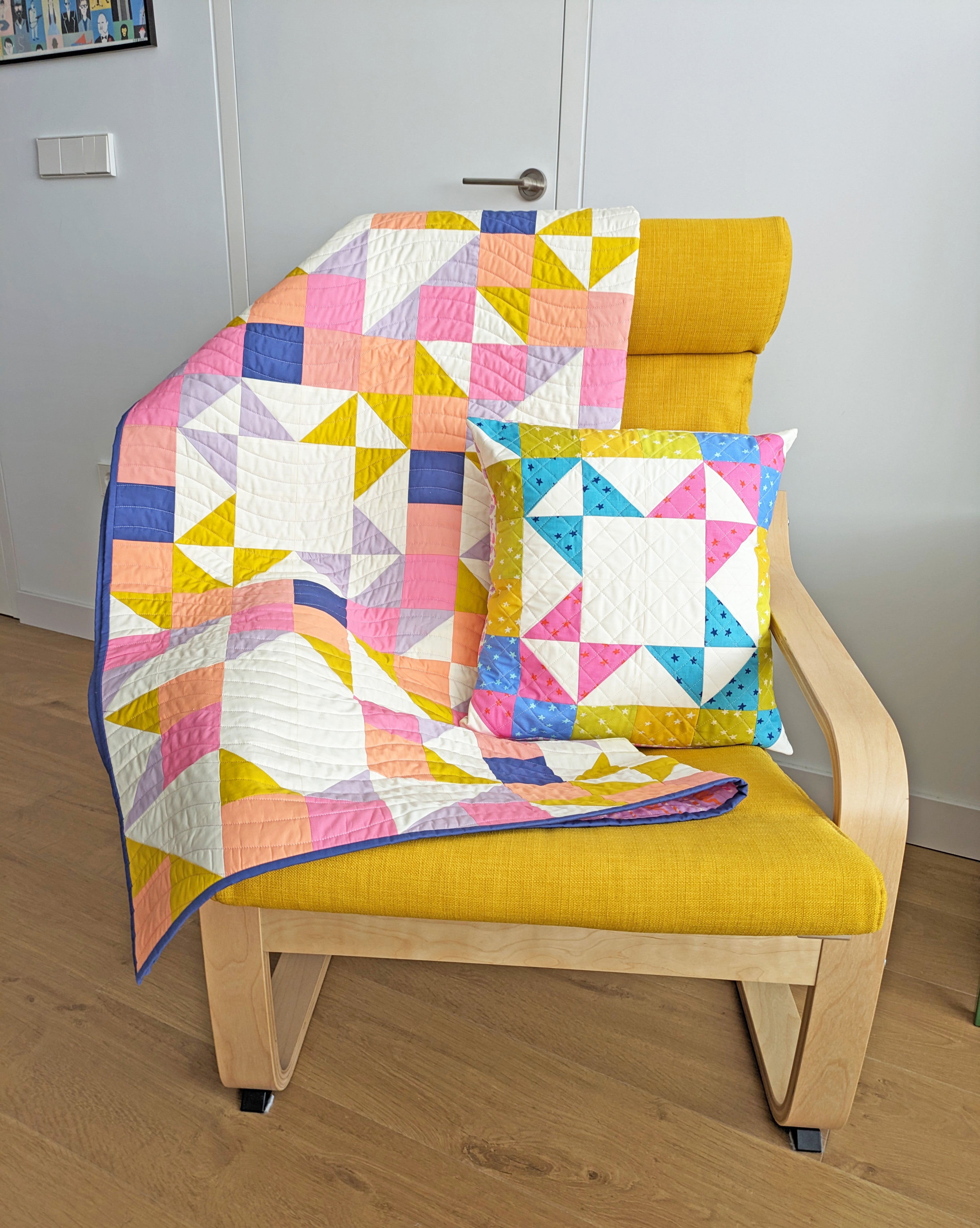 Tutorial: Kaleidoscope Quilted Cushion - Part 1 – Cocowawa Crafts