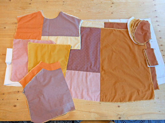 WEEK 3 - Cutting pattern pieces & sewing