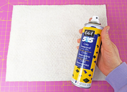 Quilt Test: Spray Baste and Fabric Glue